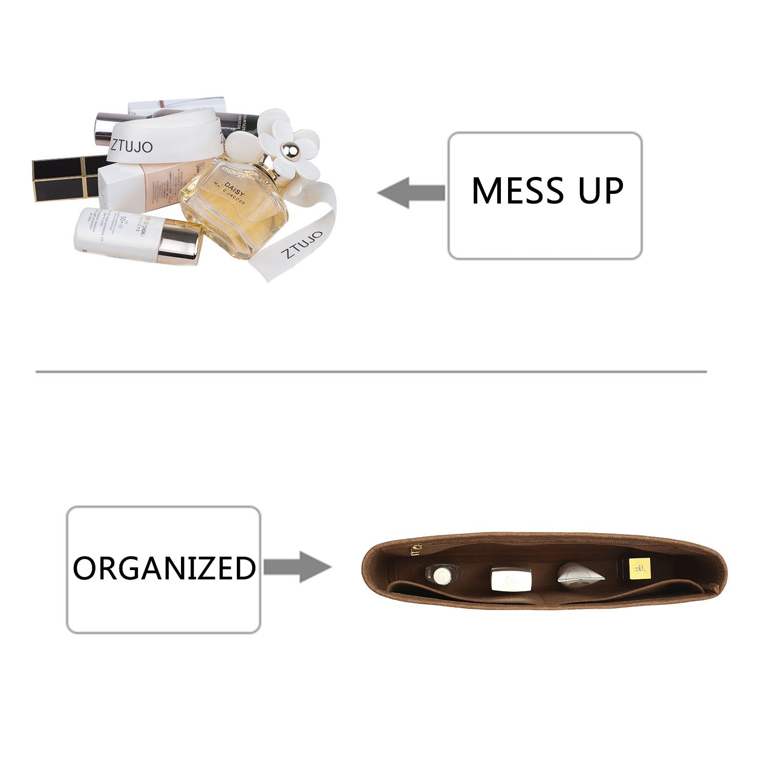 Premium Geldbörsen-Organizer für Celine Soft 16 Medium / Large – 6 Fächer, YKK-Reißverschluss product image 3