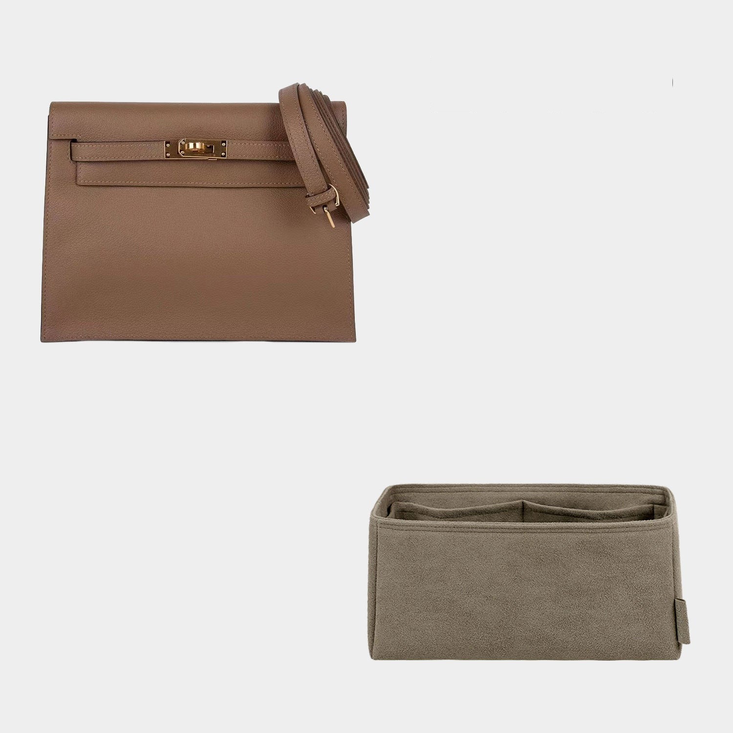 Organizer für Hermes Kelly Danse – Premium-Luxusmaterial für Fahrzeuginnenräume, 4 Fächer