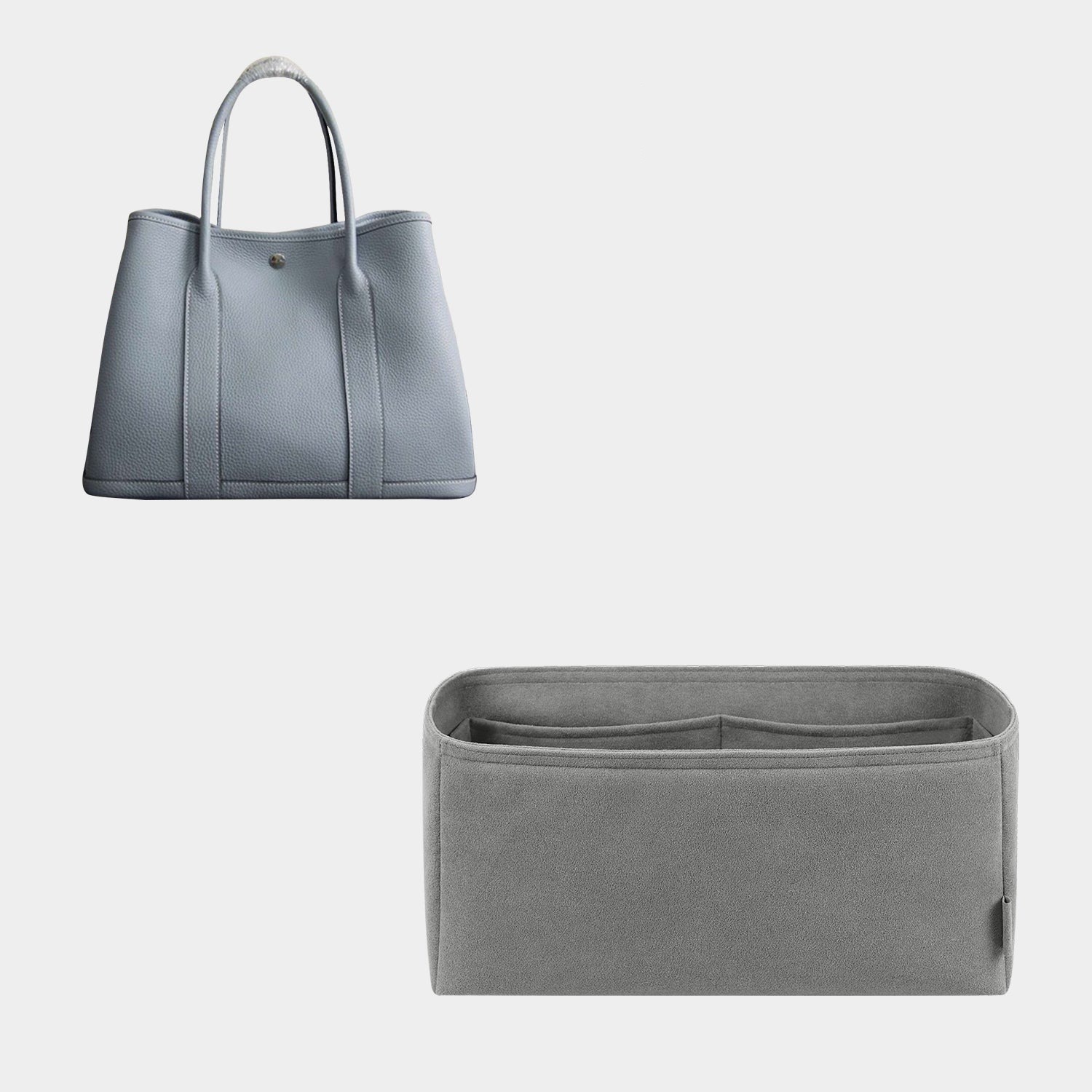 Organizer für Hermes Garden Party Mini / 30 / 36 – 4 Fächer, Material aus dem Luxusauto-Innenraum product image 6