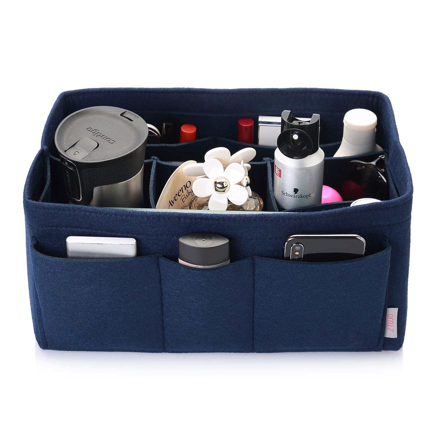 Filzeinlage-Beutelorganizer für Handtasche – Passt für LV Speedy 25 / 30 / 35 / 40, Neverfull MM / GM product image 90