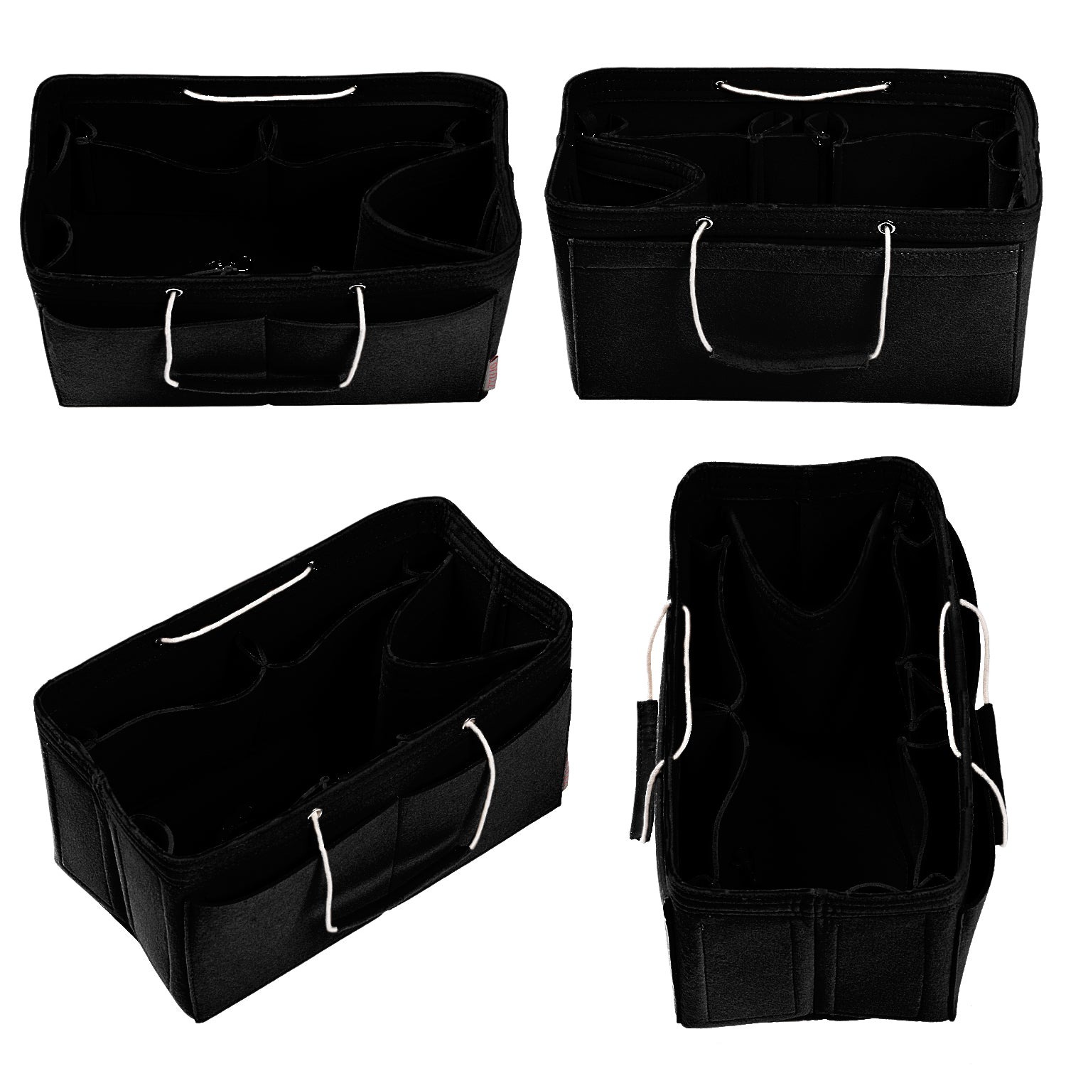 Mehrfachtaschen-Filz-Organizer für Handtaschen mit Griffen – Passend für LV Speedy 30, 35 & Neverfull MM (Medium/Large) product image 17