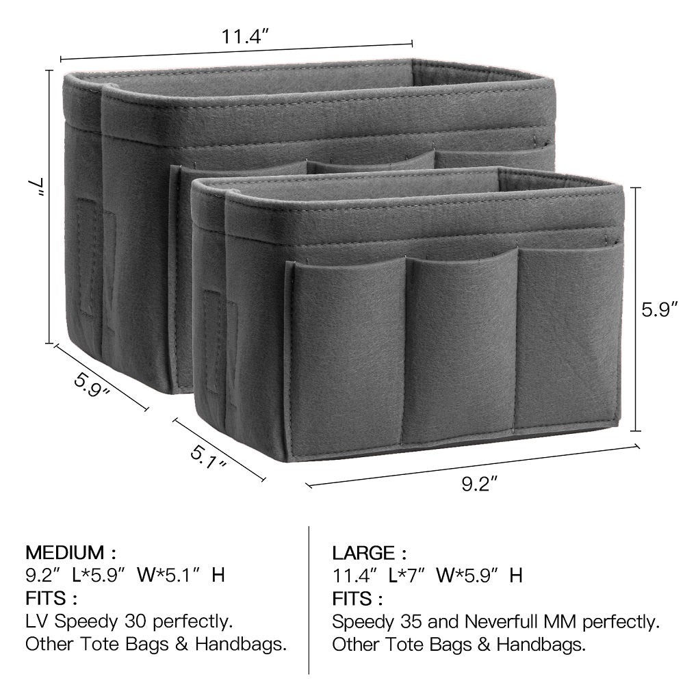 Organizer für Handtaschen mit eingenähtem Boden für Hermes Birkin 30/35 product image 21