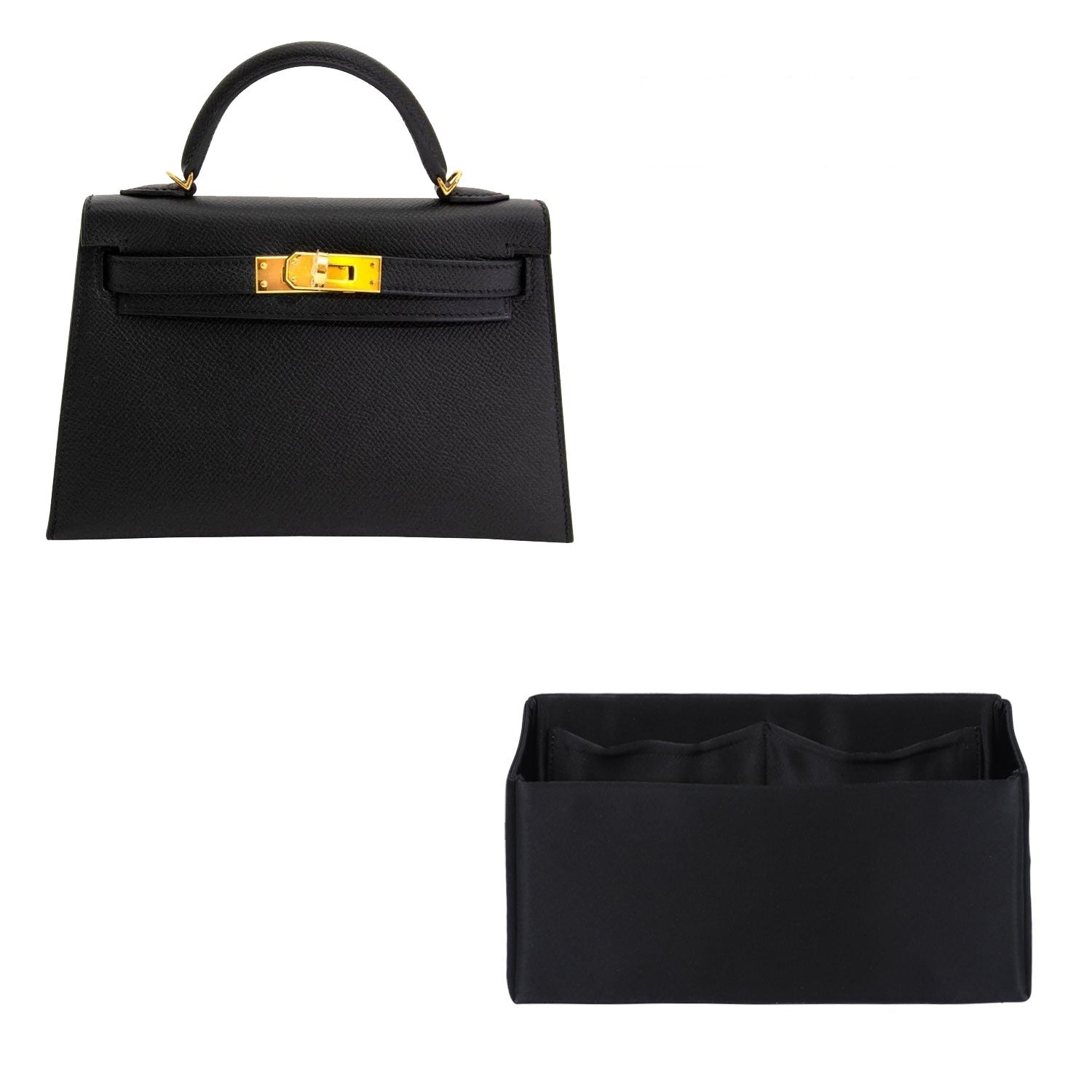 Innenleben für Hermes Pochette / Kelly Mini II – Silks & Satins, 4 Fächer product image 11