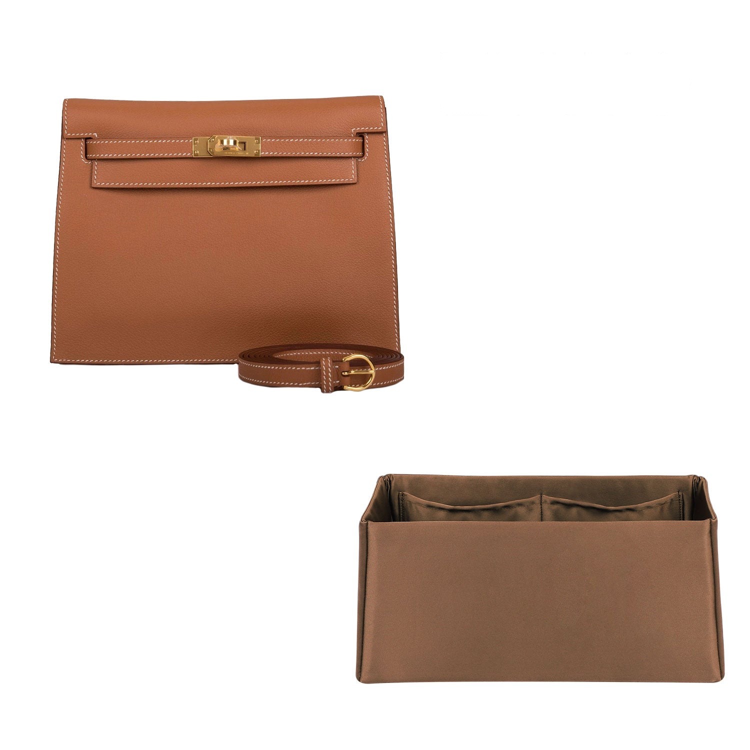 Seiden- & Satin-Taschenorganizer für Hermès Kelly Danse – 4 Fächer product image 7