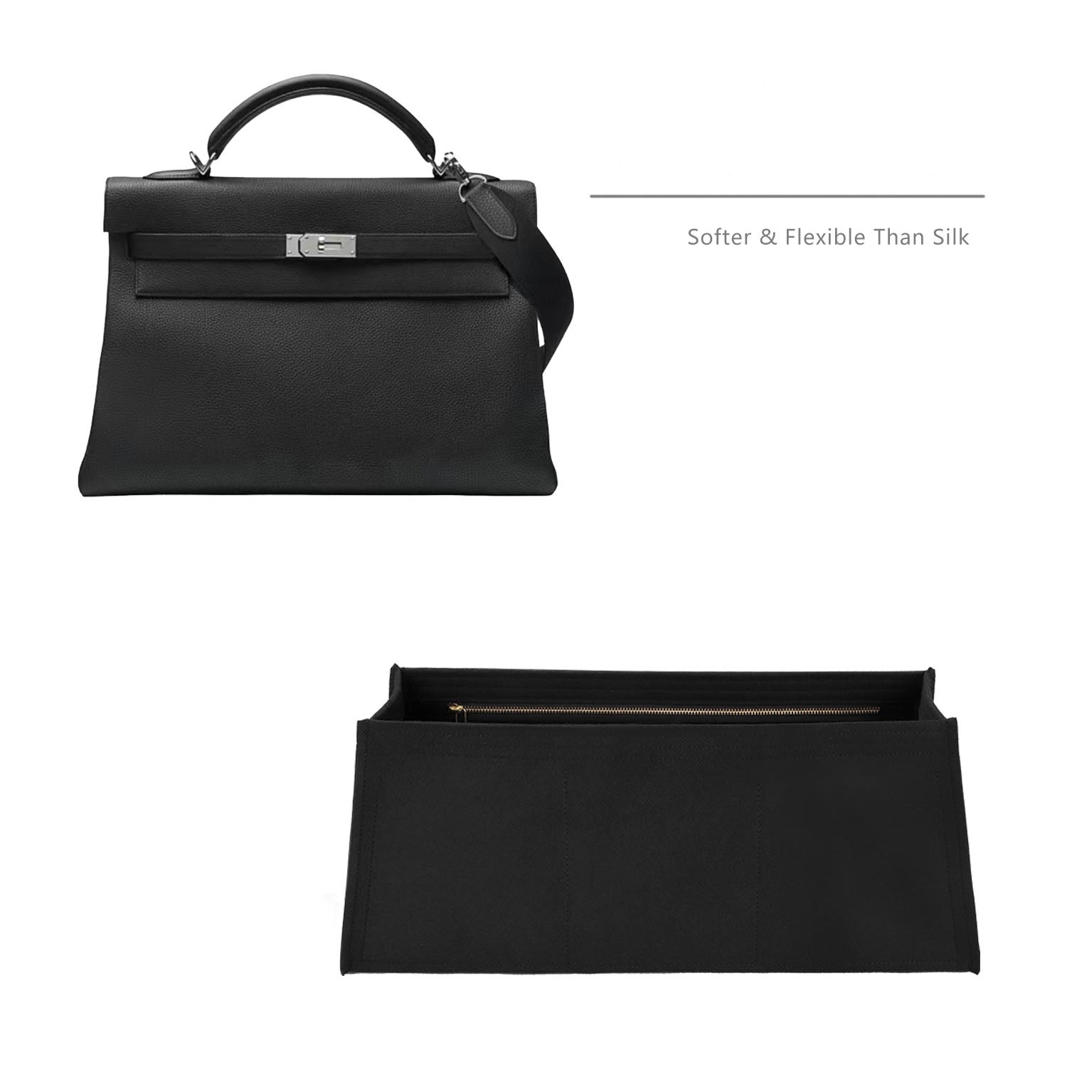 INNERBAG Taschenorganizer für Hermes Maxi Kelly 42