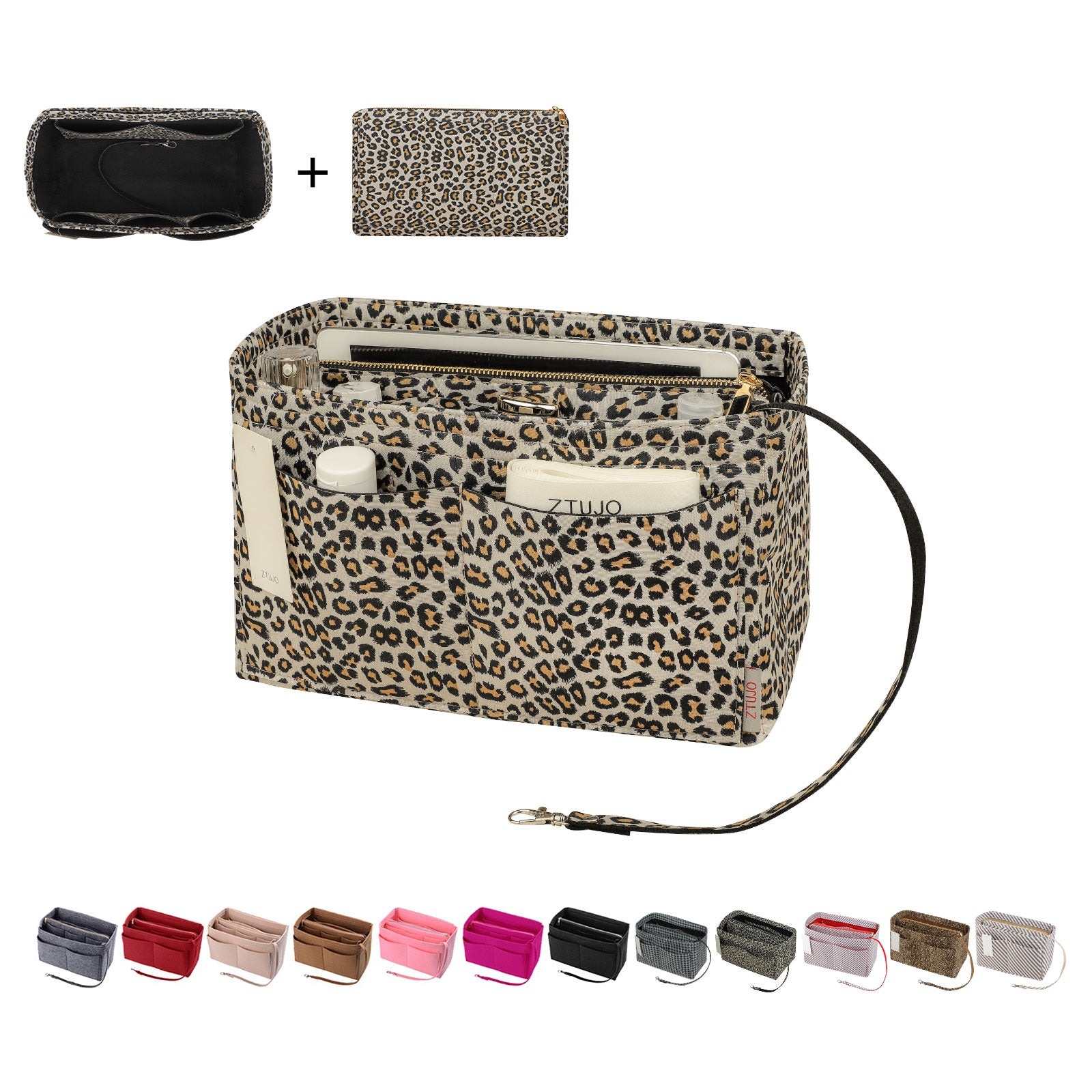 Taschenorganizer für LV Speedy Neverfull Tote – 6 Größen, Filz-Tascheneinsatz mit Reißverschluss product image 79