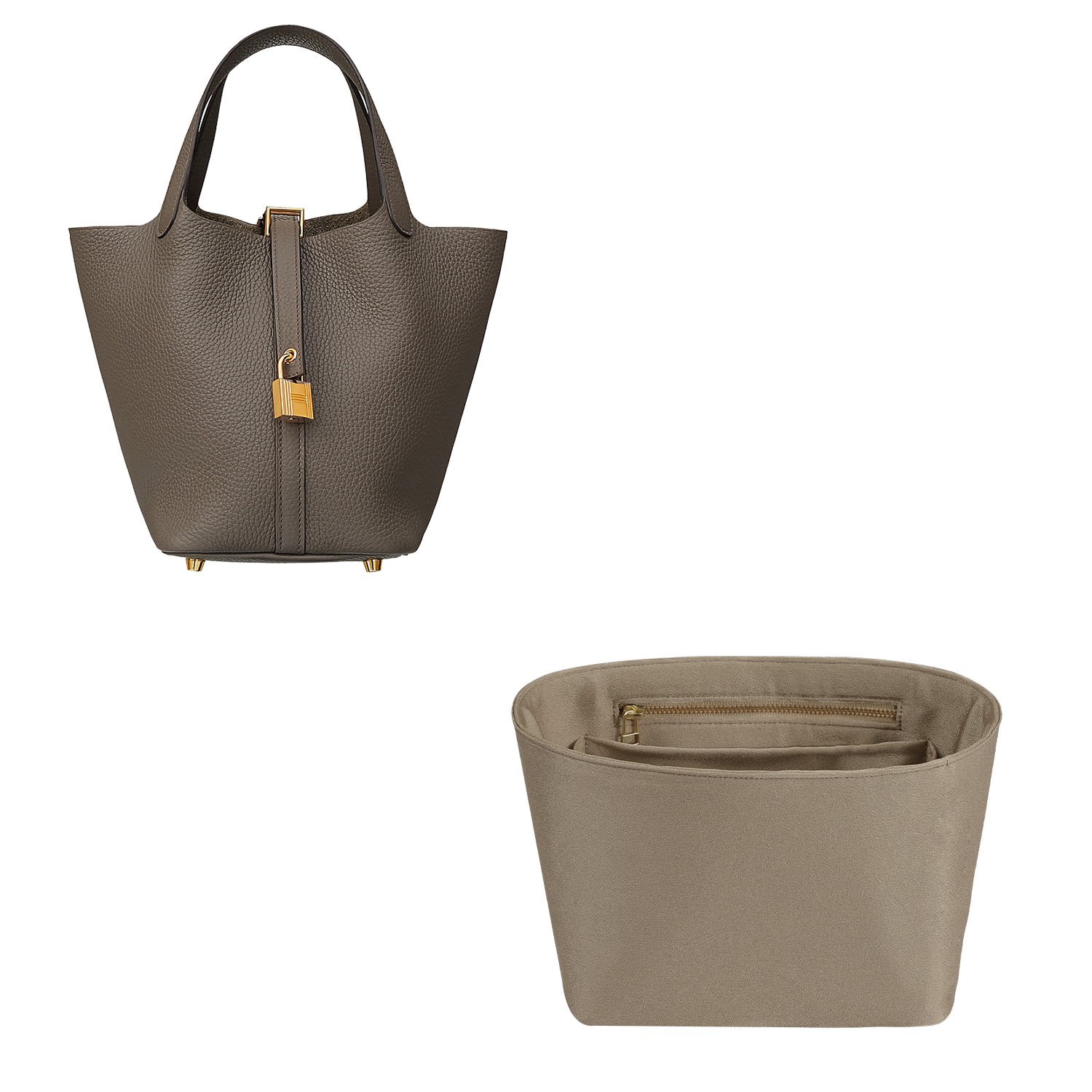 Seiden- & Satin-Taschenorganizer für Hermes Picotin 18 / 22 / 26 product image 11