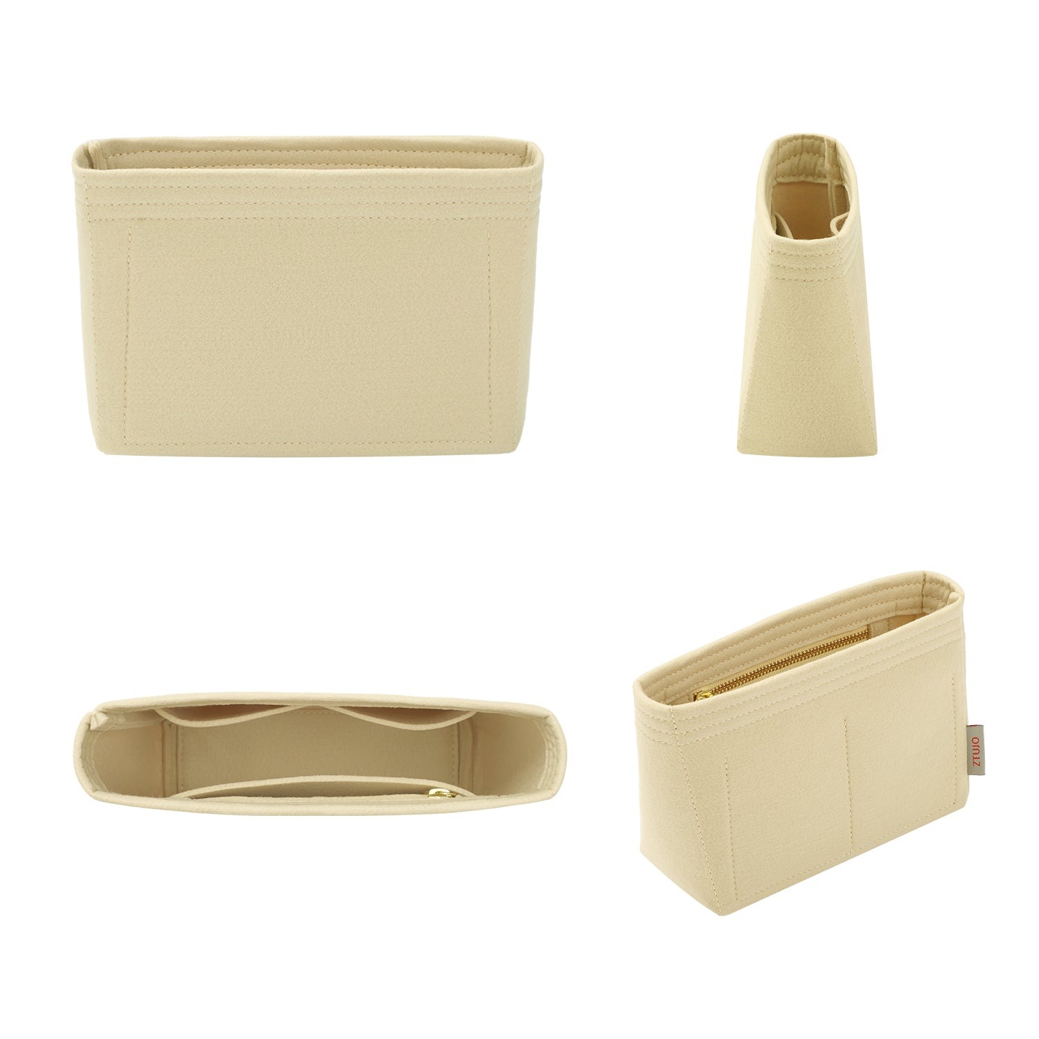 Taschenorganizer für Chanel 22S/23C – Premium-Filzeinlage mit 3 Taschen detail image 1