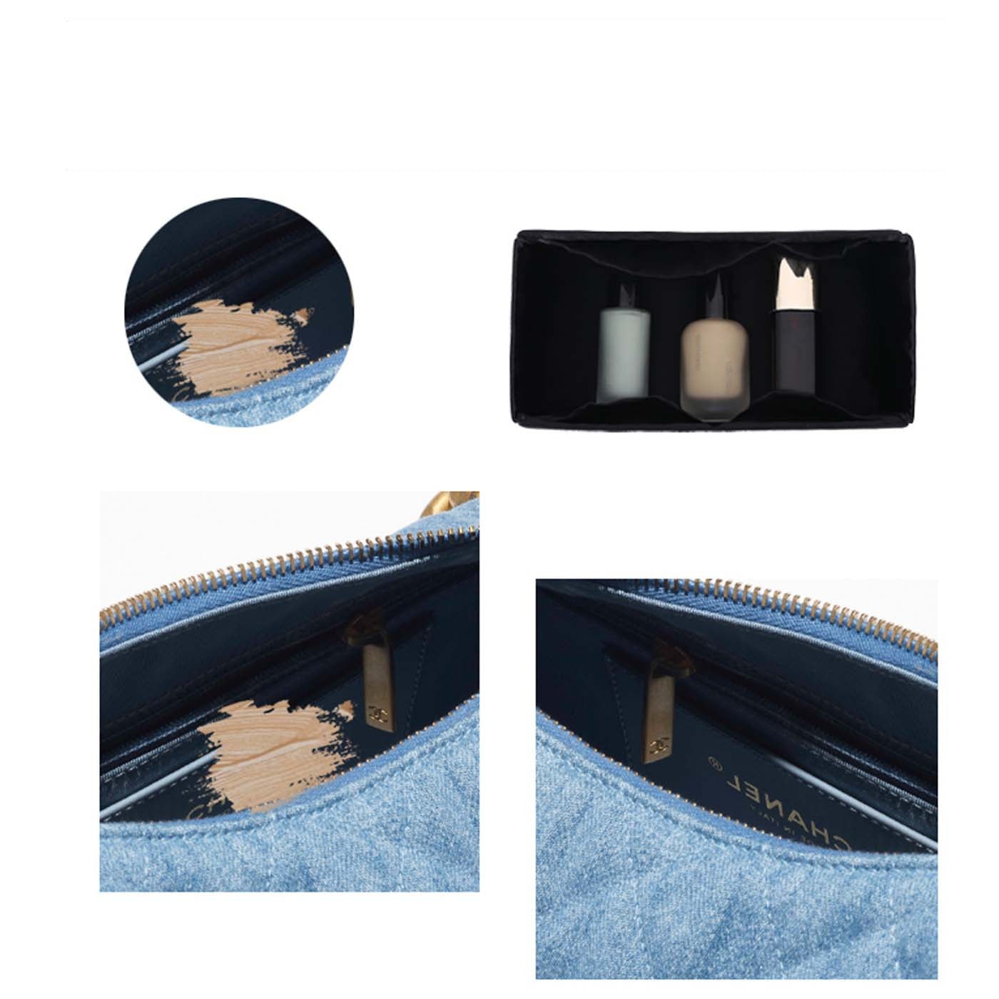 Seiden- & Satin-Taschenorganizer für Chanel 25C Hobo Small / Medium / Large product image 6
