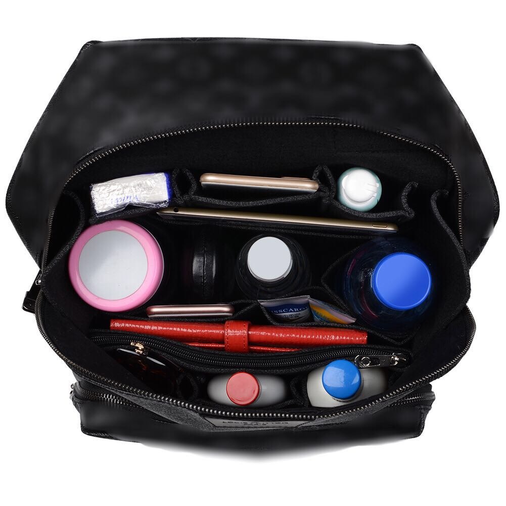 Filz-Organizer für Rucksäcke – Passend für runde und eckige Taschen, Beige/Grau/Kaffee/Schwarz detail image 3