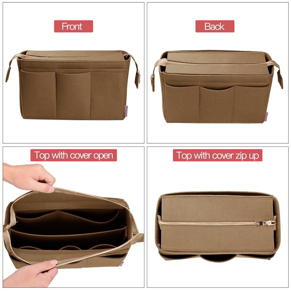 Organizer für Handtaschen mit abnehmbarem Reißverschlussdeckel für St. Louis PM und GM – Filzeinlage mit 9 Fächern product image 12