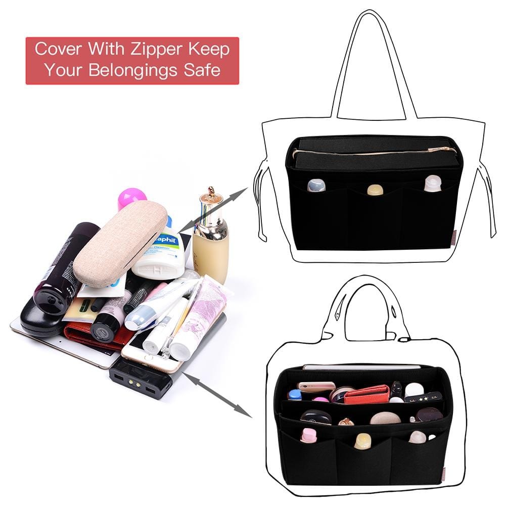 Organizer für Handtaschen mit abnehmbarem Reißverschlussdeckel für St. Louis PM und GM – Filzeinlage mit 9 Fächern product image 25
