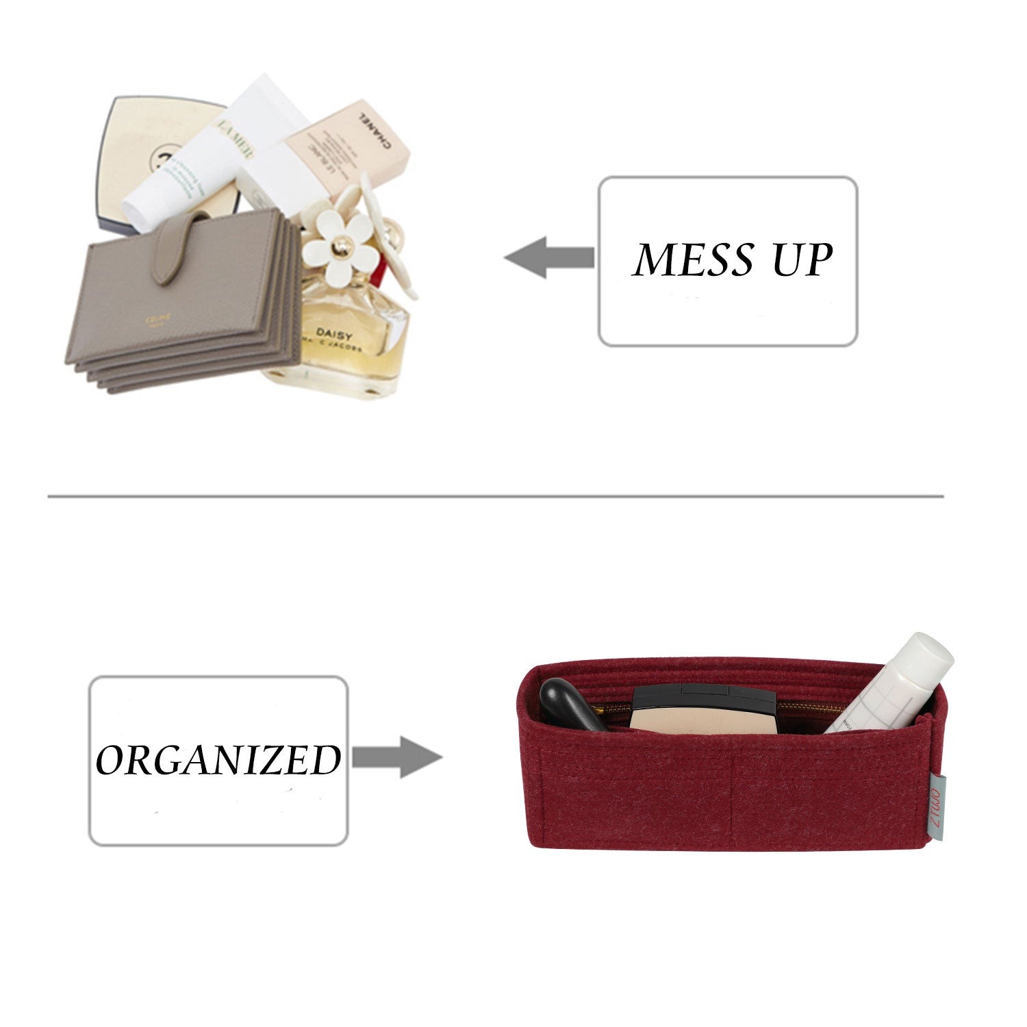 Taschenorganizer für CHANEL CF Mini Square / Mini / Small 23cm / Medium / Jumbo / Maxi product image 4