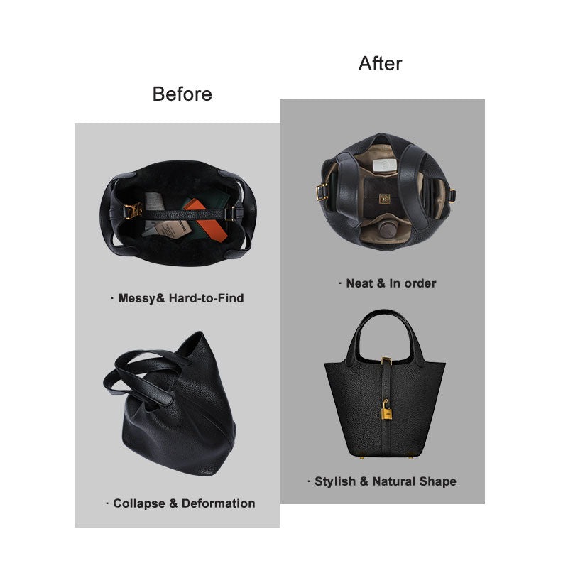 Seidiger Taschenorganizer für Hermes Picotin, Tascheneinsatz für Luxus-Tote, passend für Picotin 18 / 22 product image 6