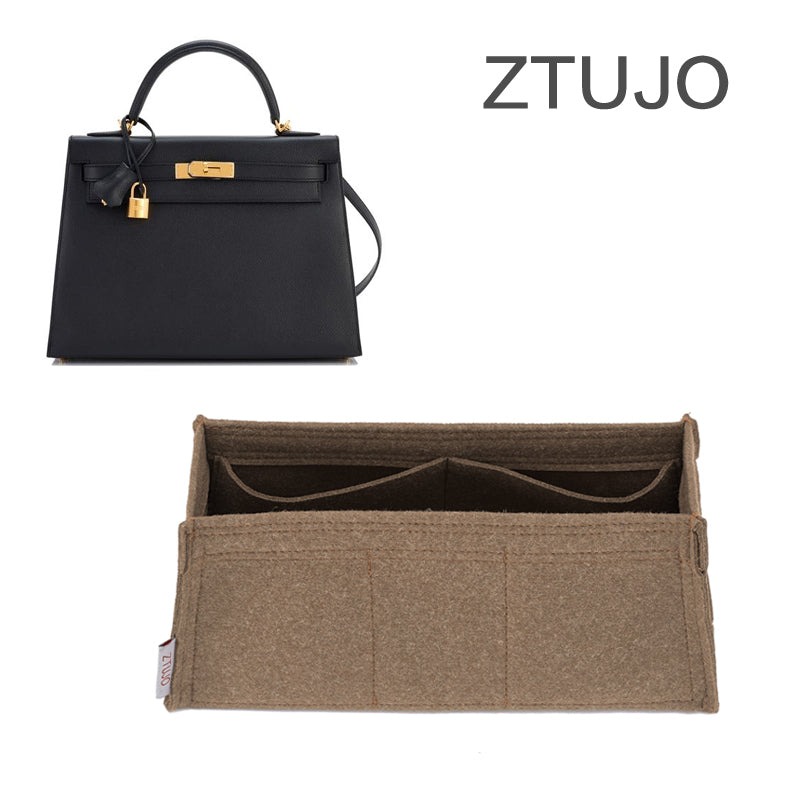 Taschenorganizer für Hermes Kelly 25 / Kelly 28 / Kelly 32 / Kelly 35 Perfekt – Einlage aus Premium-Filz