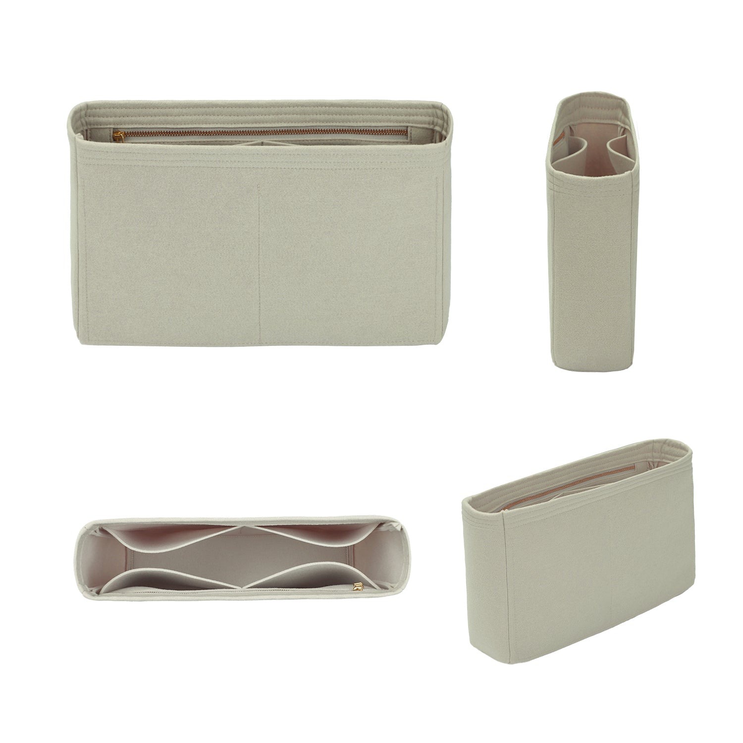 Premium Geldbörsen-Organizer für Hermes Cabasellier 31 / 46 – 5 Fächer, YKK-Reißverschluss detail image 2