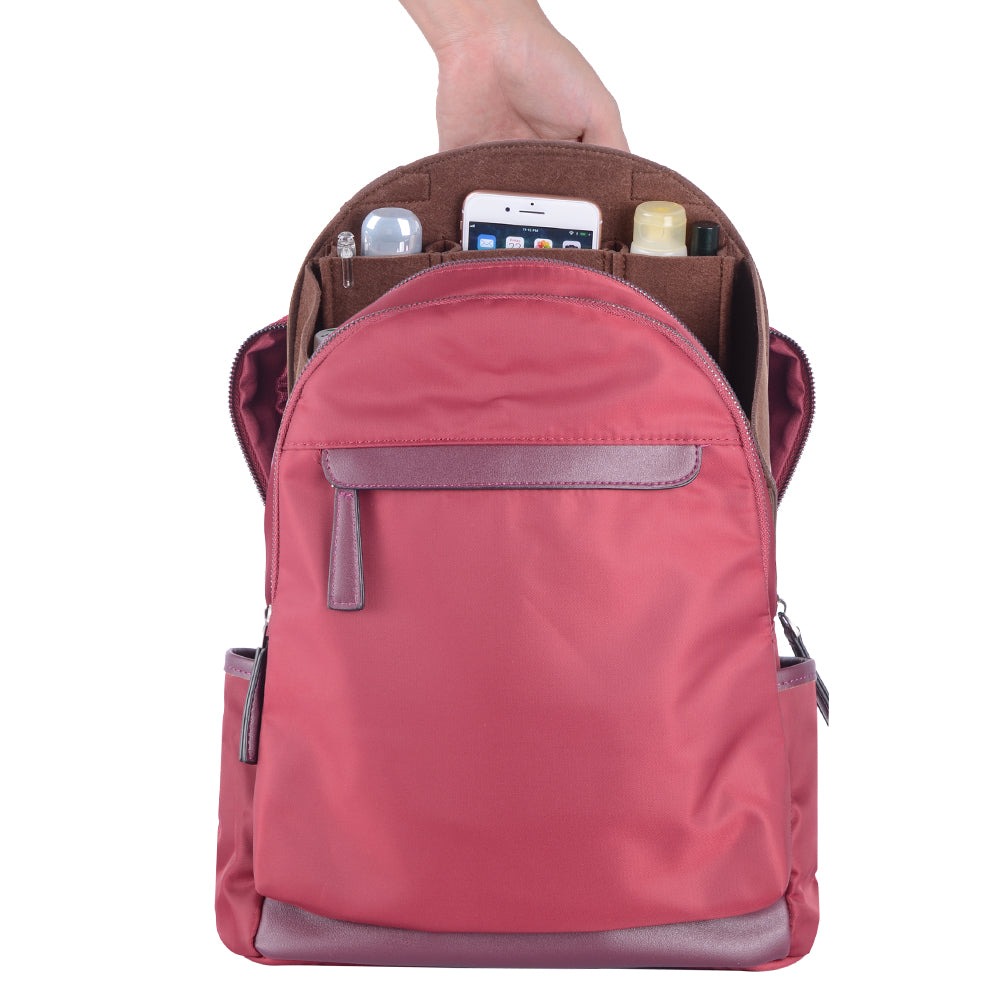 Filz-Organizer für Rucksäcke – Passend für runde und eckige Taschen, Beige/Grau/Kaffee/Schwarz product image 31