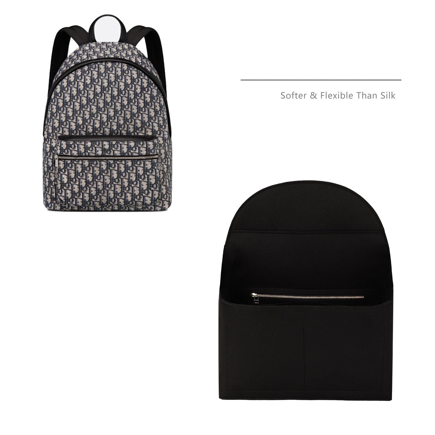 Premium Handtaschen-Organizer für Dior Rider Rucksack 30 cm / DiorTravel Rucksack 35 cm product image 2