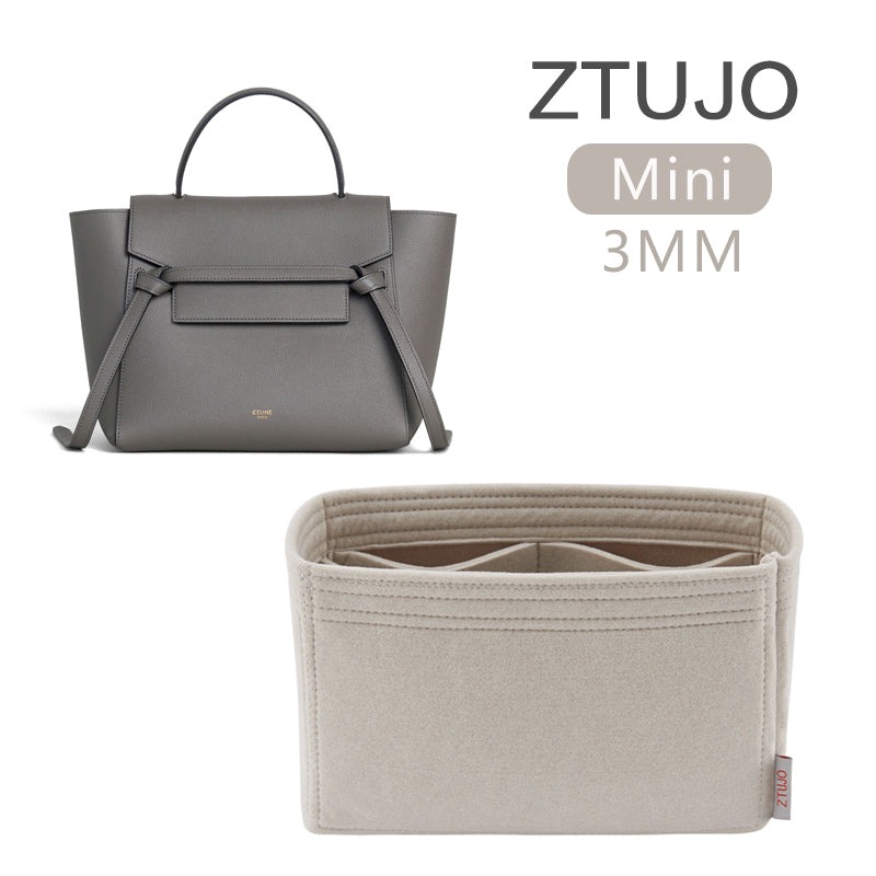 Einsatz für Celine Belt Bag Nano / Micro / Mini – Premium-Filzeinlage, 6 Taschen, YKK-Reißverschluss product image 2