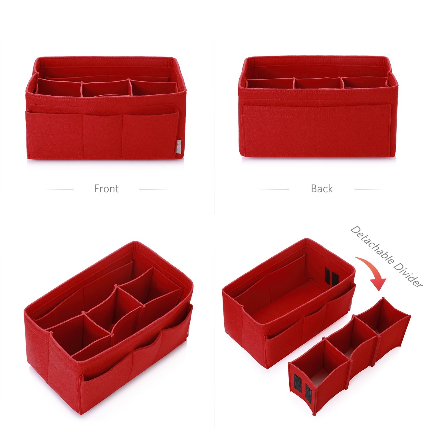Filzeinlage-Beutelorganizer für Handtasche – Passt für LV Speedy 25 / 30 / 35 / 40, Neverfull MM / GM product image 13