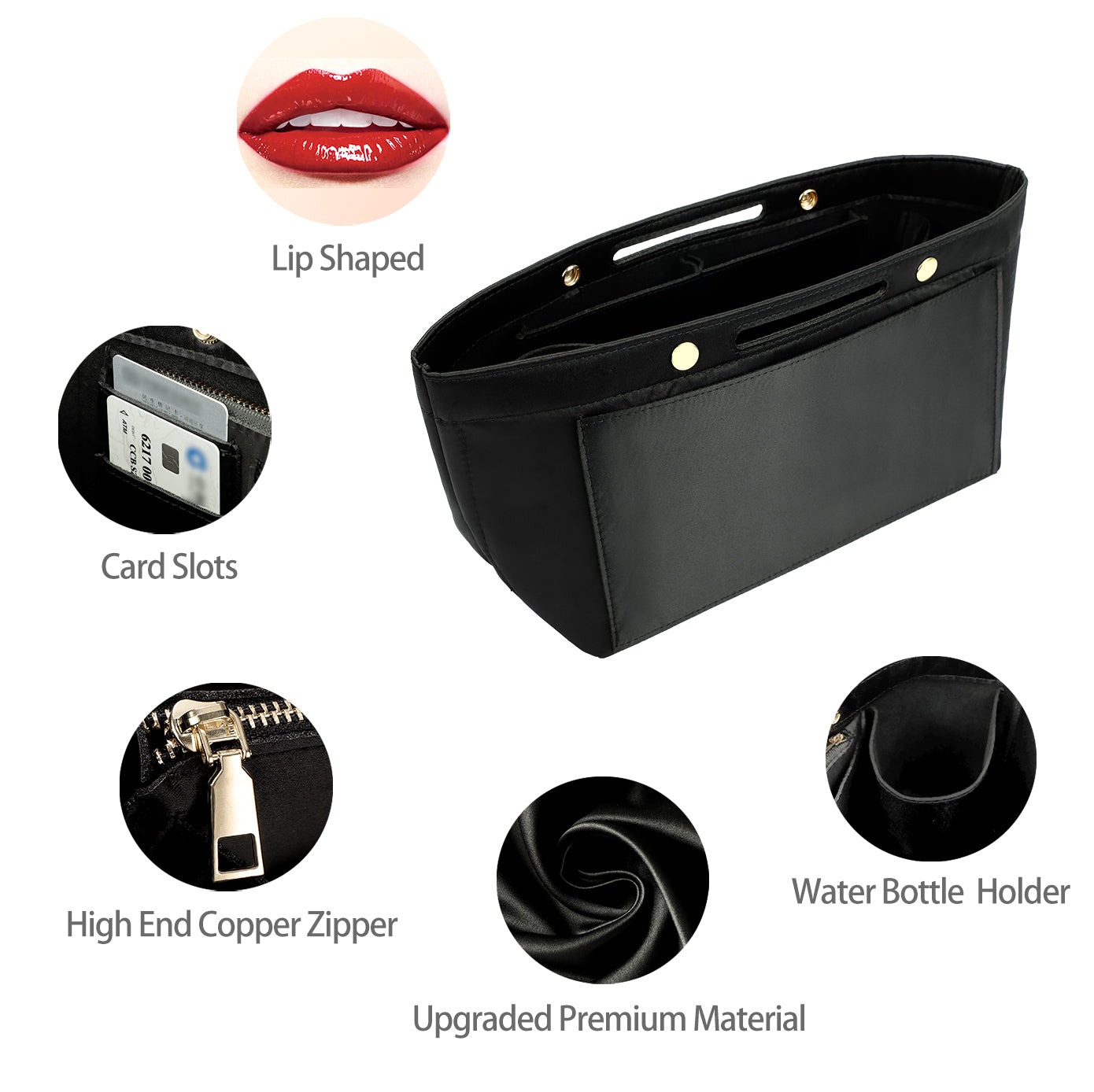 Knödel-Design Handtaschen-Organizer-Einsatz für Handtasche und Tote Bag-Formformer – Passt für Speedy, Neverfull, 6 Größen product image 13