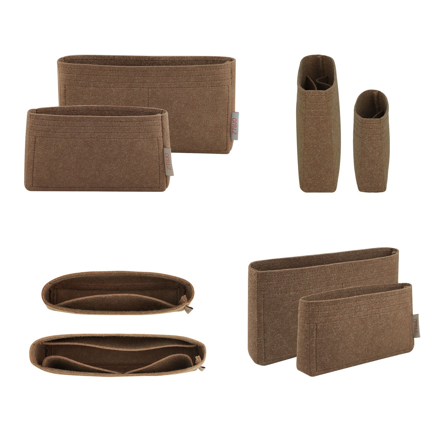 Organizer für LV Multi Pochette – Premium-Filzeinlage mit 4 Taschen product image 2
