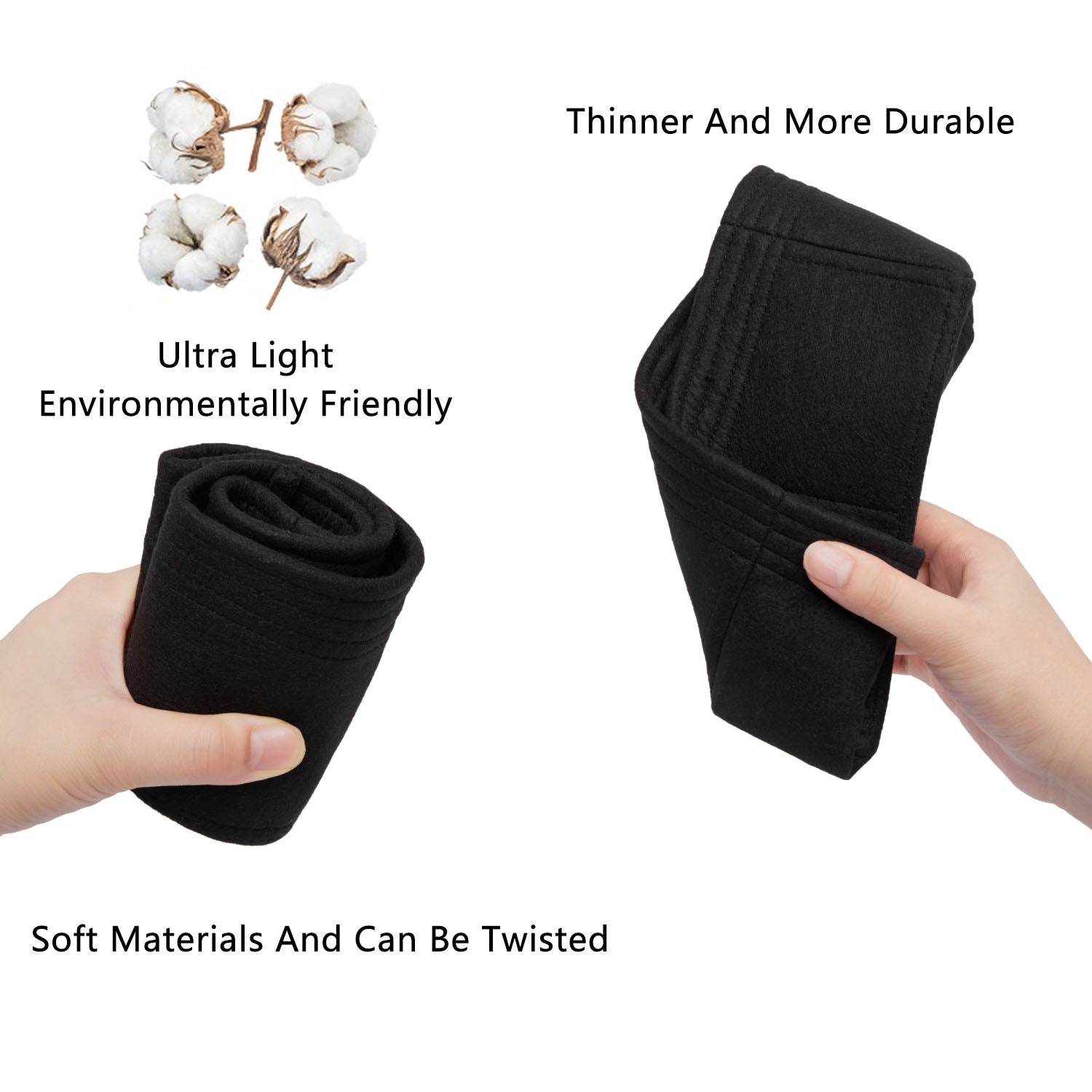 Premium Geldbörsen-Organizer für LV Petite Malle Souple – 3 Fächer, Schwarz oder Sonderfarbe product image 3