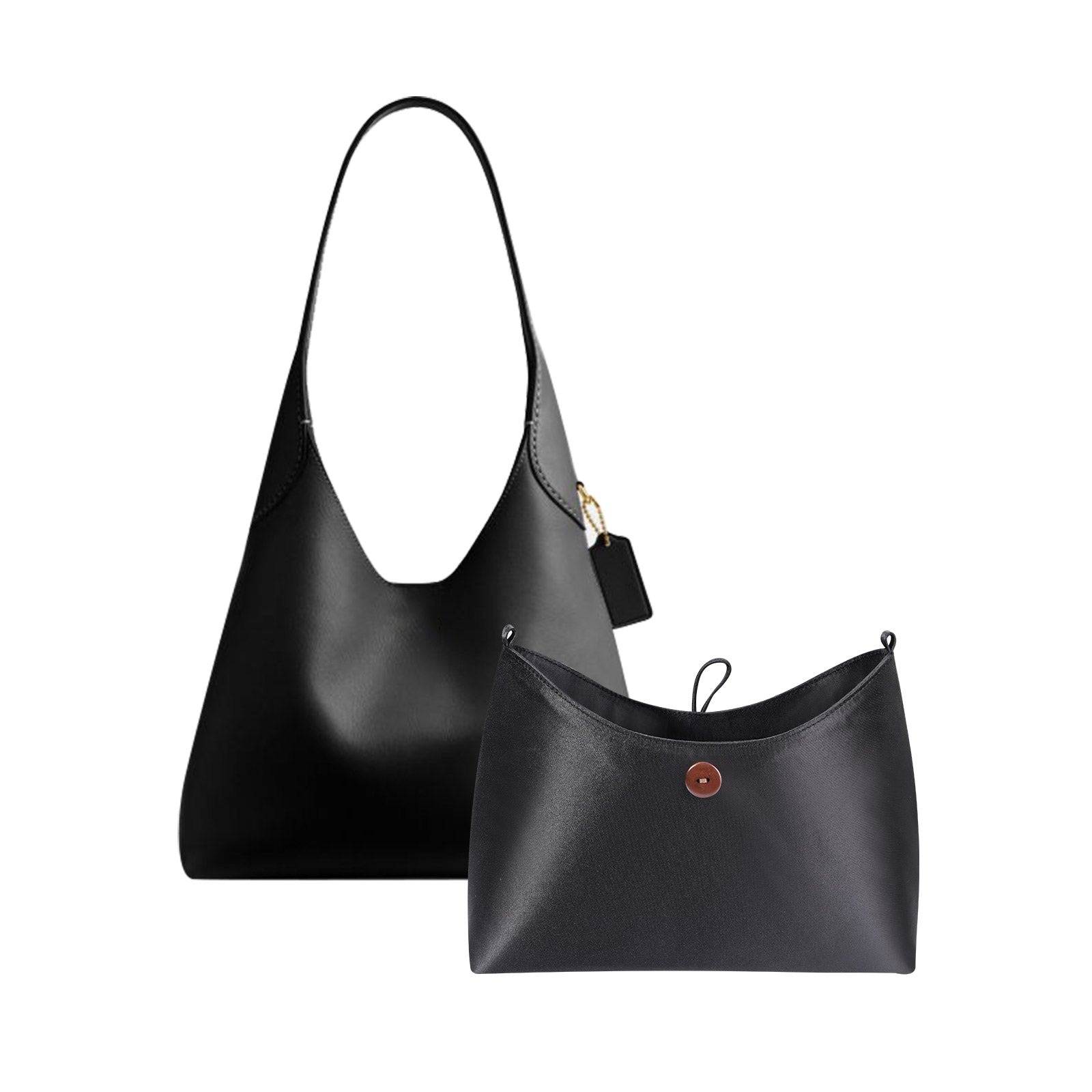 Seidiger Taschenorganizer mit Wasserflaschenhalter für Coach Brooklyn Shoulder Bag 28 / 34 / 39 product image 10
