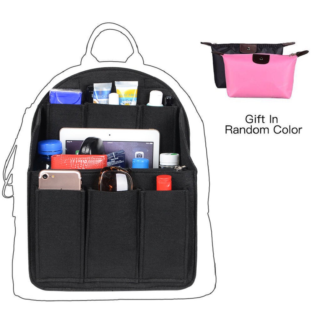 Filz-Organizer für Rucksäcke – Passend für runde und eckige Taschen, Beige/Grau/Kaffee/Schwarz detail image 13