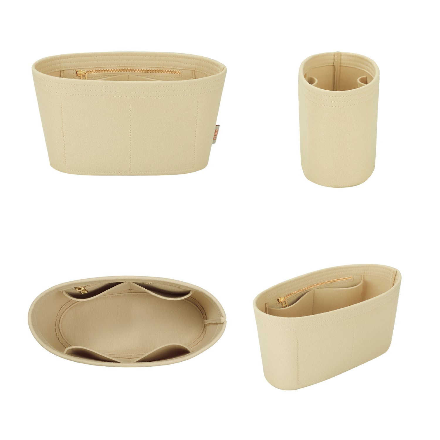 Taschenorganizer für Dior Hat Basket Bag – 5-Fach-Einsatz aus Filz product image 2