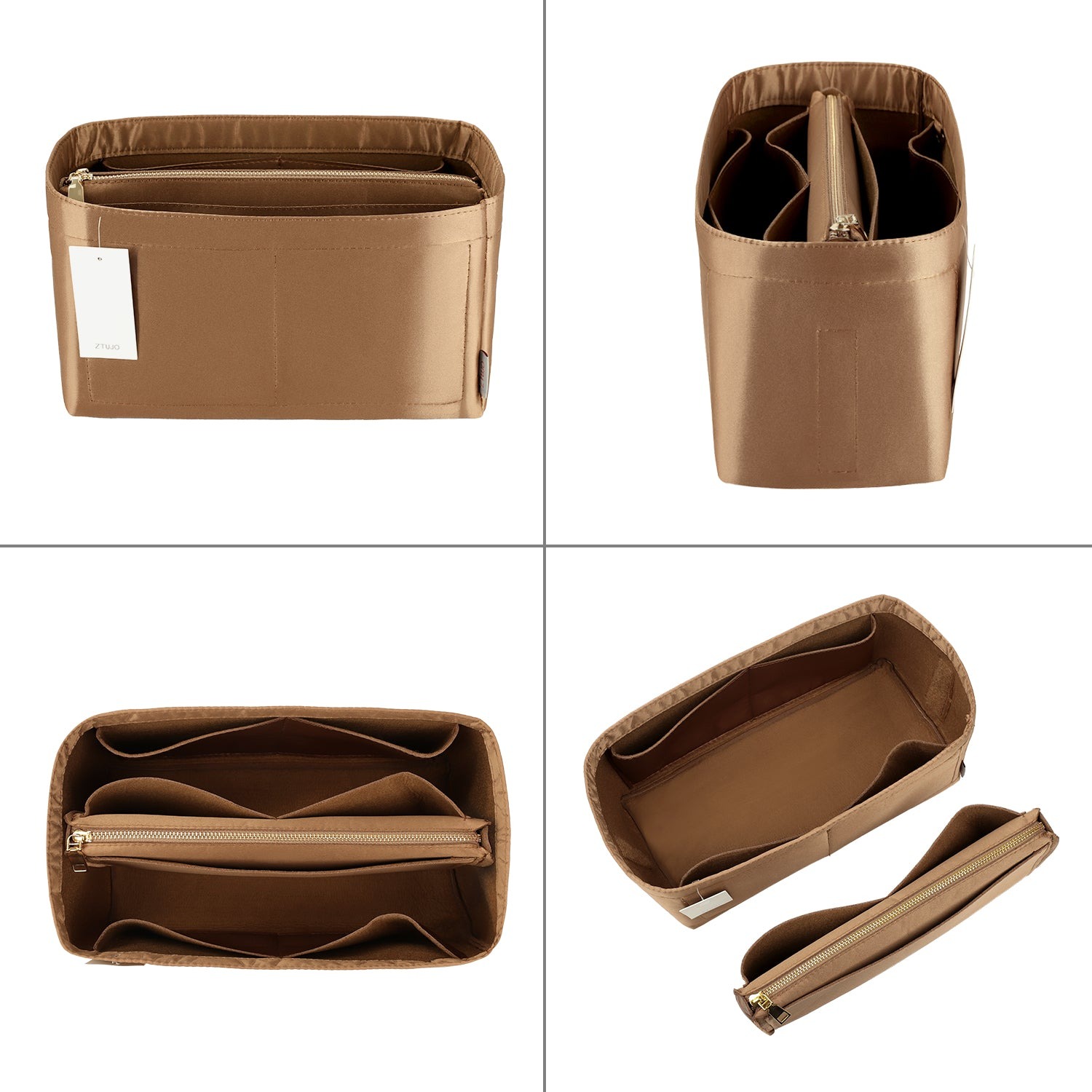 Silky Beutel-Organizer-Einsatz für Speedy, Neverfull, ONTHEGO Tote und mehr – 8 Fächer, 7 Größen product image 24