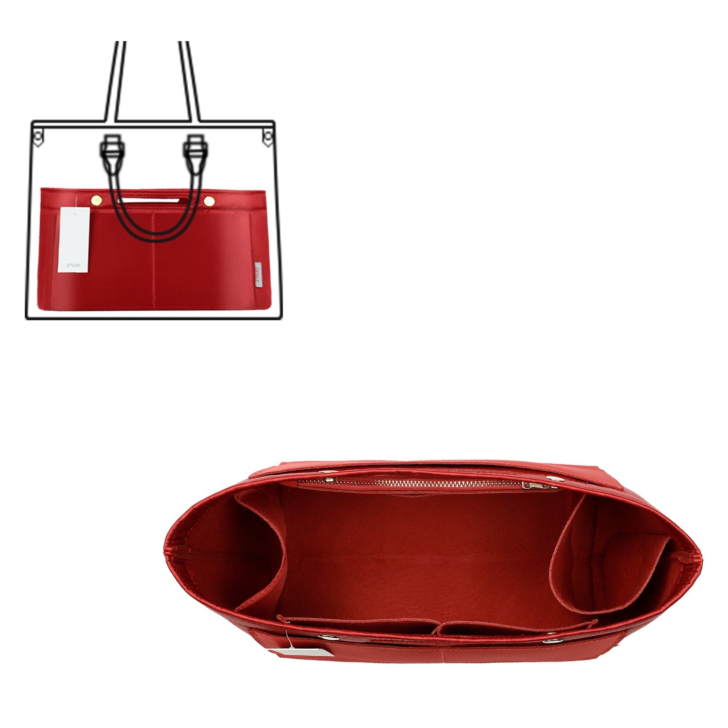 Knödel-Design Handtaschen-Organizer-Einsatz für Handtasche und Tote Bag-Formformer – Passt für Speedy, Neverfull, 6 Größen product image 15