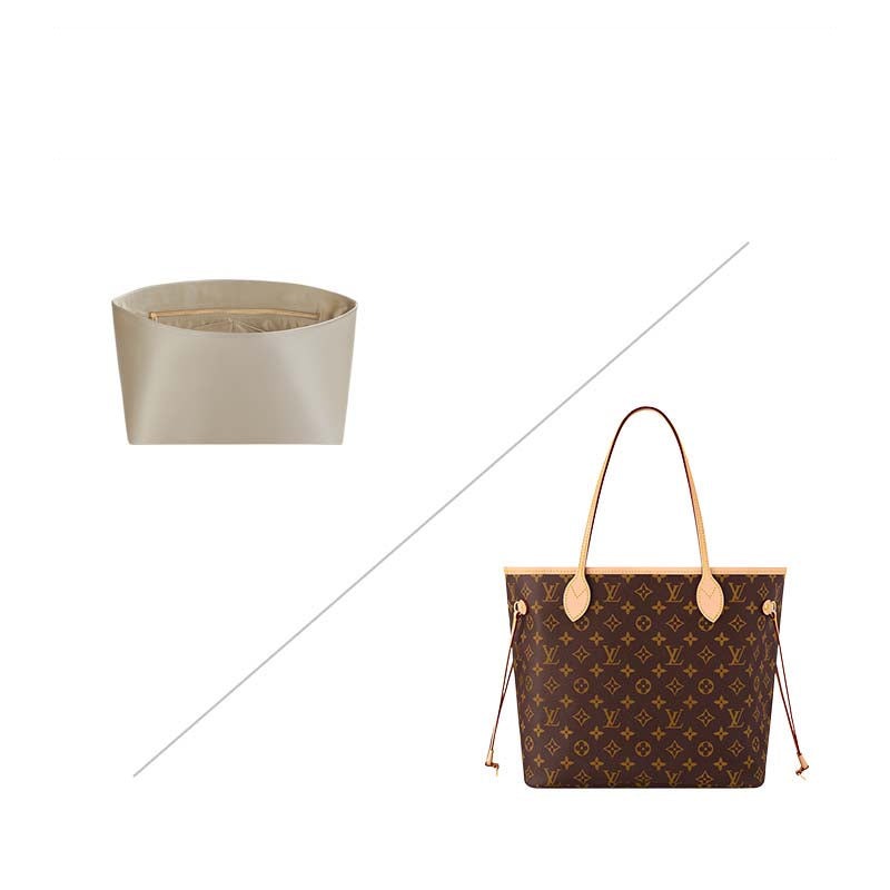 Taschenorganizer für LV Neverfull BB / PM / MM / GM – Seiden und Satin Edition product image 7