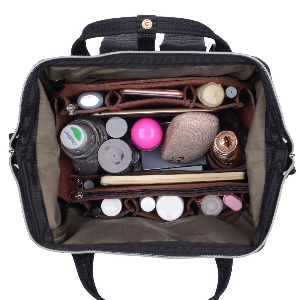 Filz-Organizer für Rucksäcke – Passend für runde und eckige Taschen, Beige/Grau/Kaffee/Schwarz product image 33