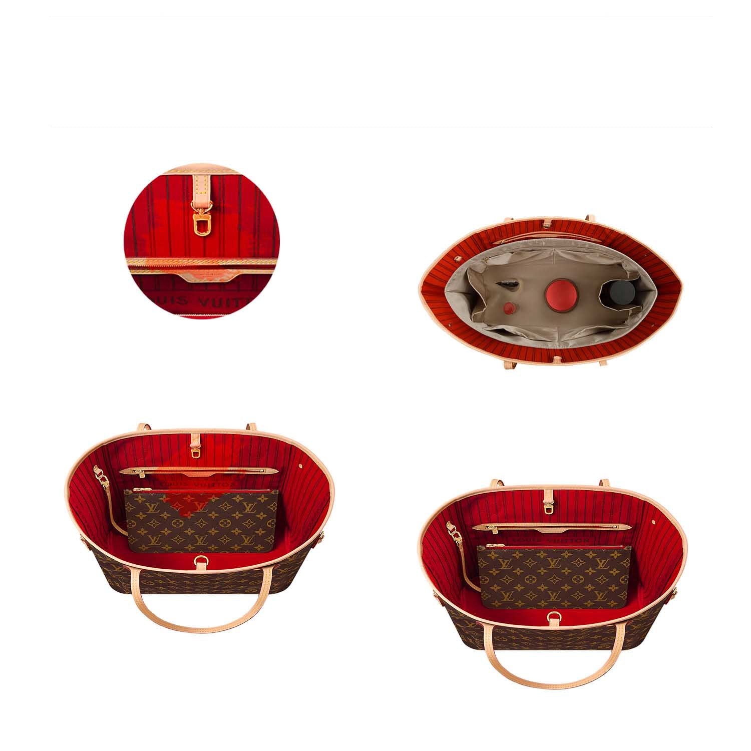 Taschenorganizer für LV Neverfull BB / PM / MM / GM – Seiden und Satin Edition product image 5