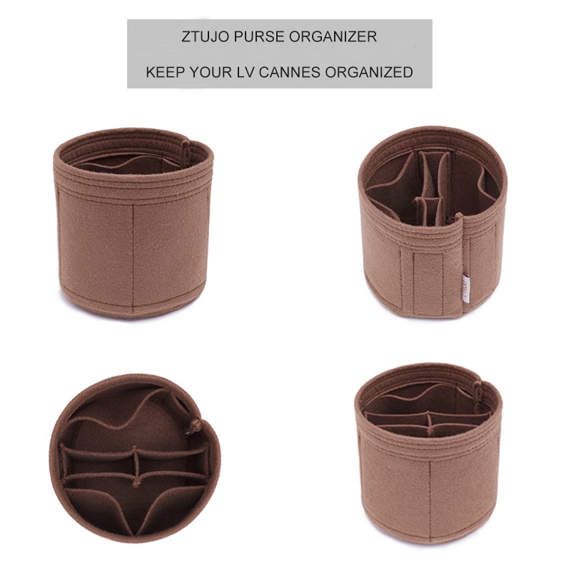 Einsatz für die LV Cannes Tasche – Premium Filz-Innentasche mit 6 Fächern detail image 5
