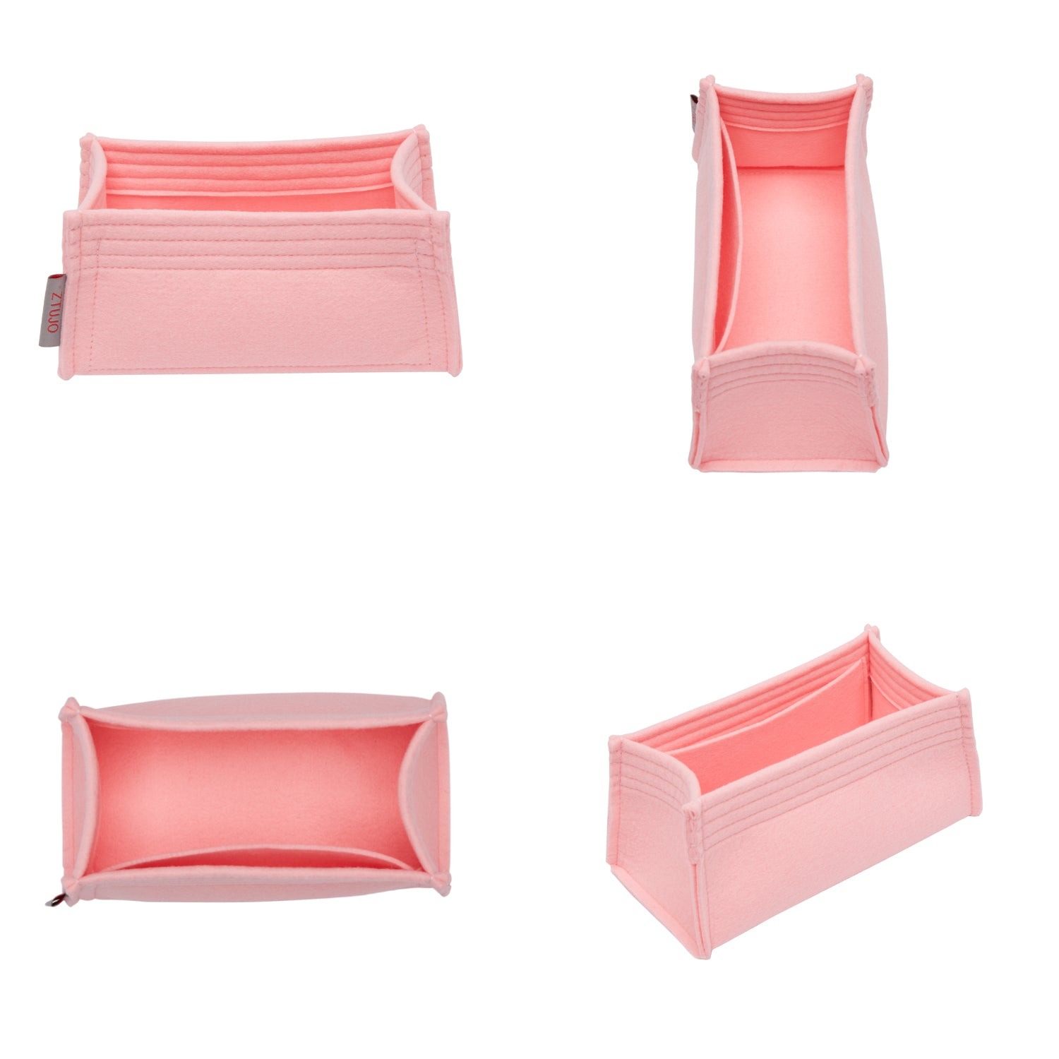 Premium Handtaschen-Organizer für Delvaux Brillant Mini / PM / MM / GM – 2 Fächer, weicher Filz product image 3