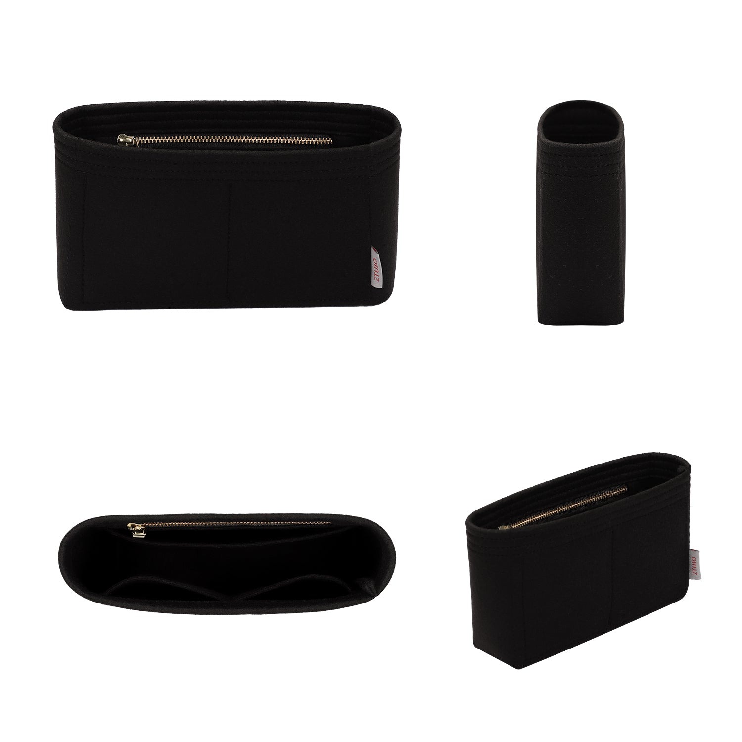 Taschenorganizer für YSL Niki Baby / Medium / Large – Hochwertige Filzeinlage mit YKK-Reißverschlüssen product image 2