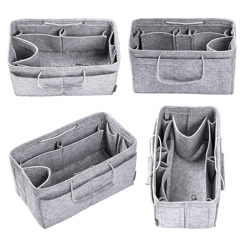 Mehrfachtaschen-Filz-Organizer für Handtaschen mit Griffen – Passend für LV Speedy 30, 35 & Neverfull MM (Medium/Large) product image 3