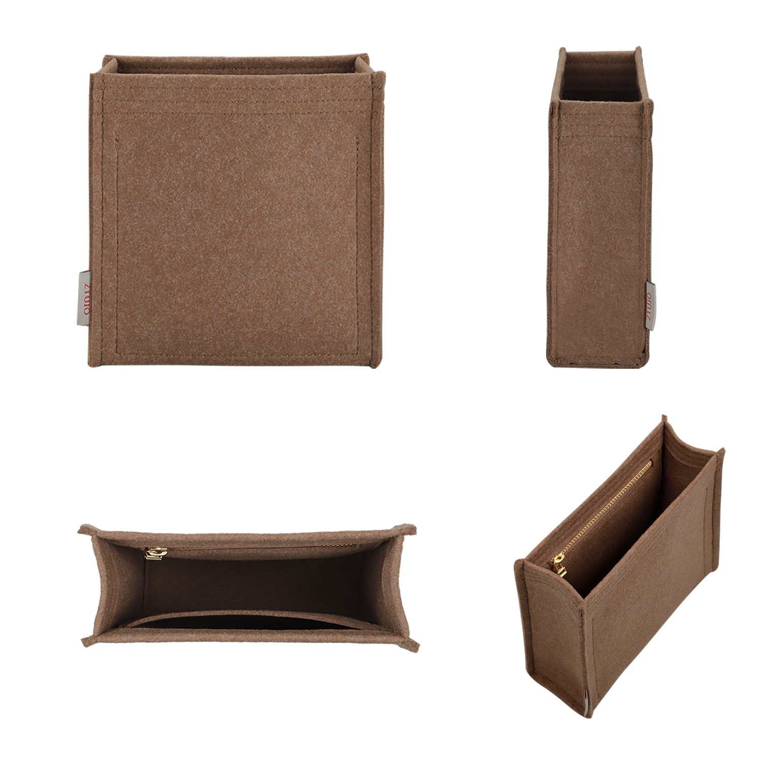 Premium Handtaschen-Organizer für Celine Vertical Cabas Mini / Small – Hellbraun oder Sonderanfertigung product image 2