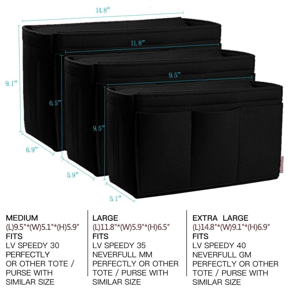 Organizer für Handtaschen mit abnehmbarem Reißverschlussdeckel für St. Louis PM und GM – Filzeinlage mit 9 Fächern product image 23