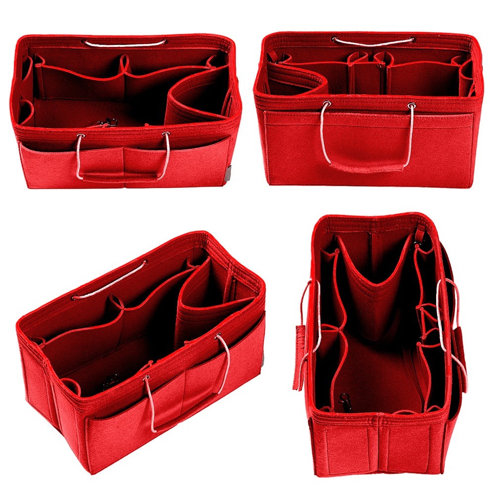 Mehrfachtaschen-Filz-Organizer für Handtaschen mit Griffen – Passend für LV Speedy 30, 35 & Neverfull MM (Medium/Large) product image 10