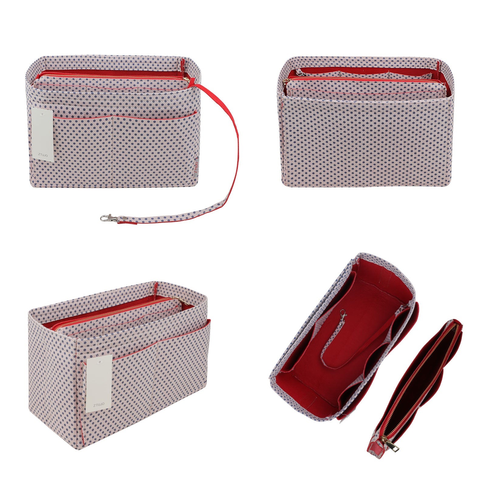 Taschenorganizer für LV Speedy Neverfull Tote – 6 Größen, Filz-Tascheneinsatz mit Reißverschluss product image 89