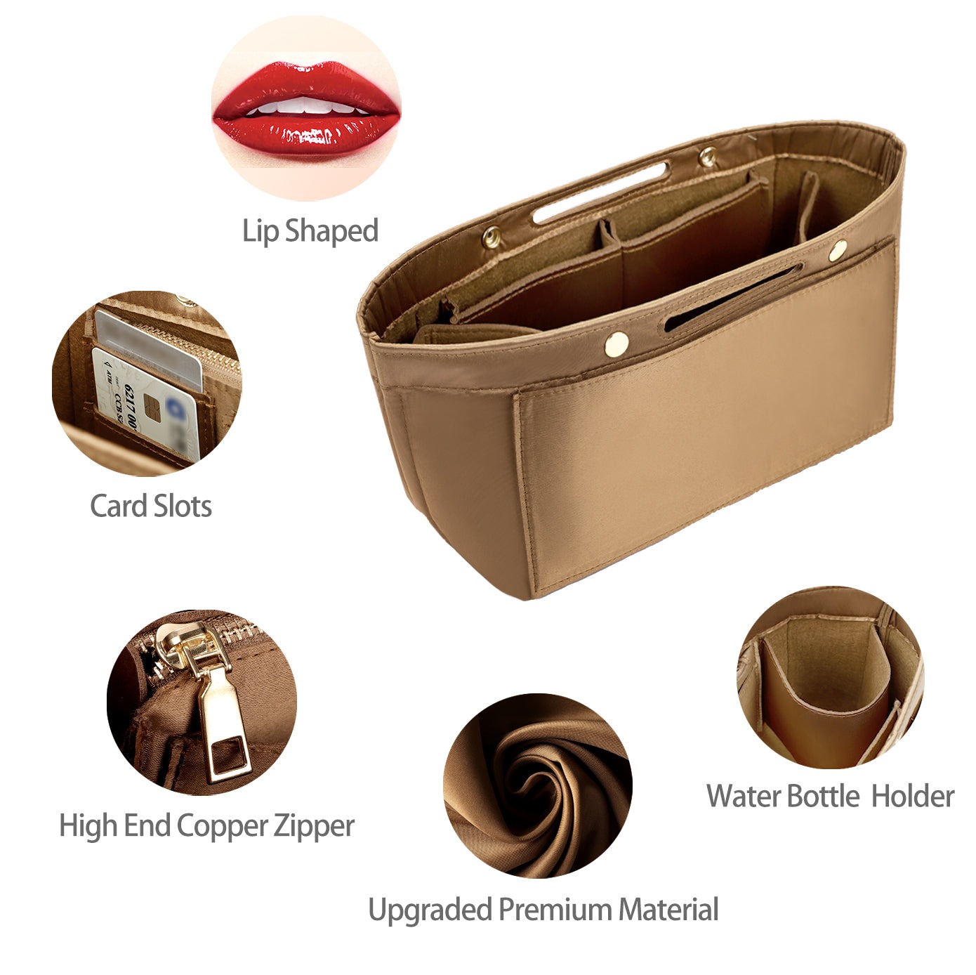 Knödel-Design Handtaschen-Organizer-Einsatz für Handtasche und Tote Bag-Formformer – Passt für Speedy, Neverfull, 6 Größen product image 27