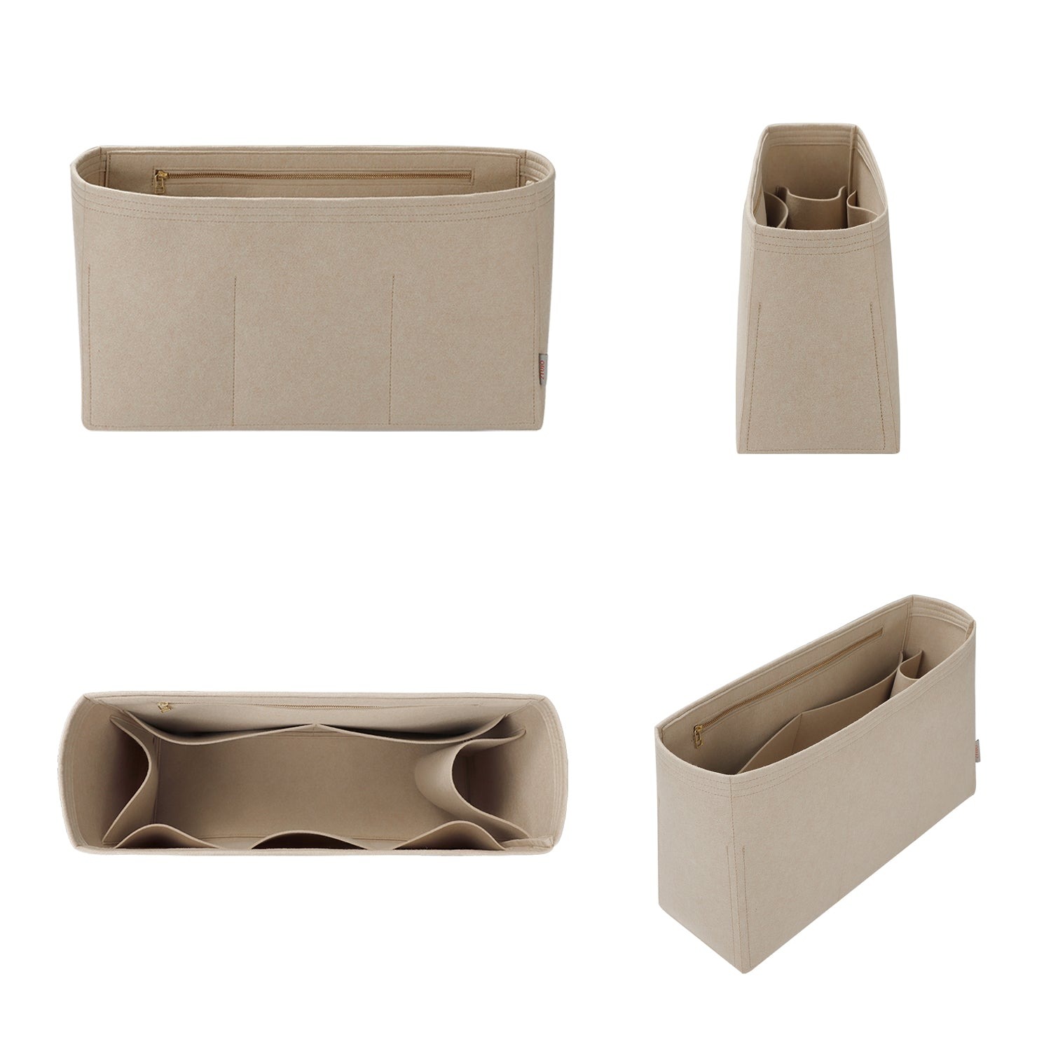 Premium-Handtaschenorganizer für Gucci Ophidia GG Tote – 8 Fächer, Fleischgrau / Sonderfarbe detail image 1