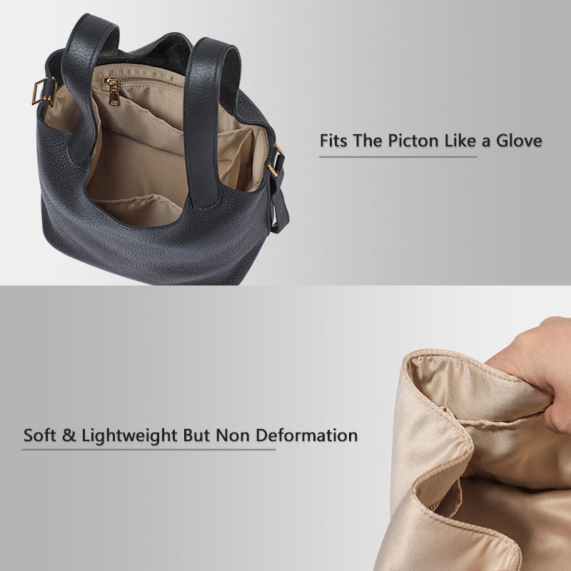 Seidiger Taschenorganizer für Hermes Picotin, Tascheneinsatz für Luxus-Tote, passend für Picotin 18 / 22 product image 3