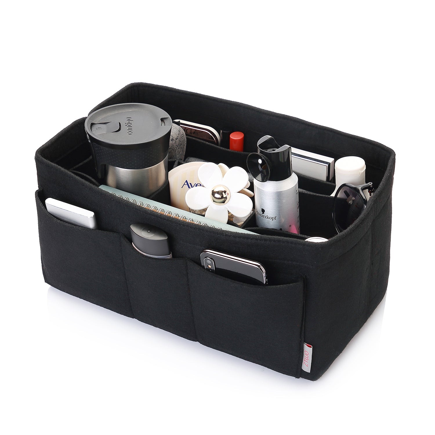 Filzeinlage-Beutelorganizer für Handtasche – Passt für LV Speedy 25 / 30 / 35 / 40, Neverfull MM / GM product image 17