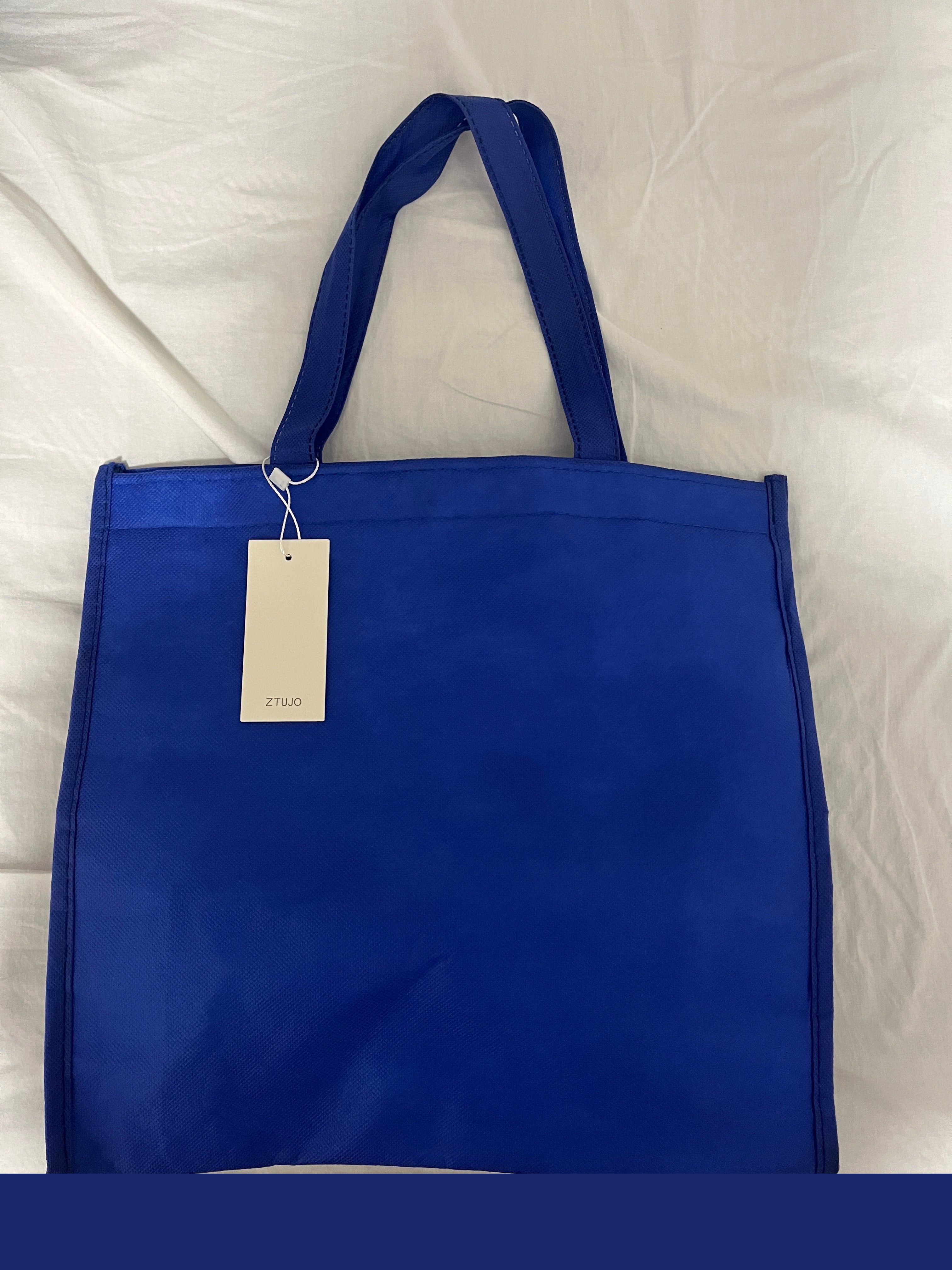 Wiederverwendbare Einkaufstaschen – Robuste faltbare Canvas-Tasche mit Henkeln