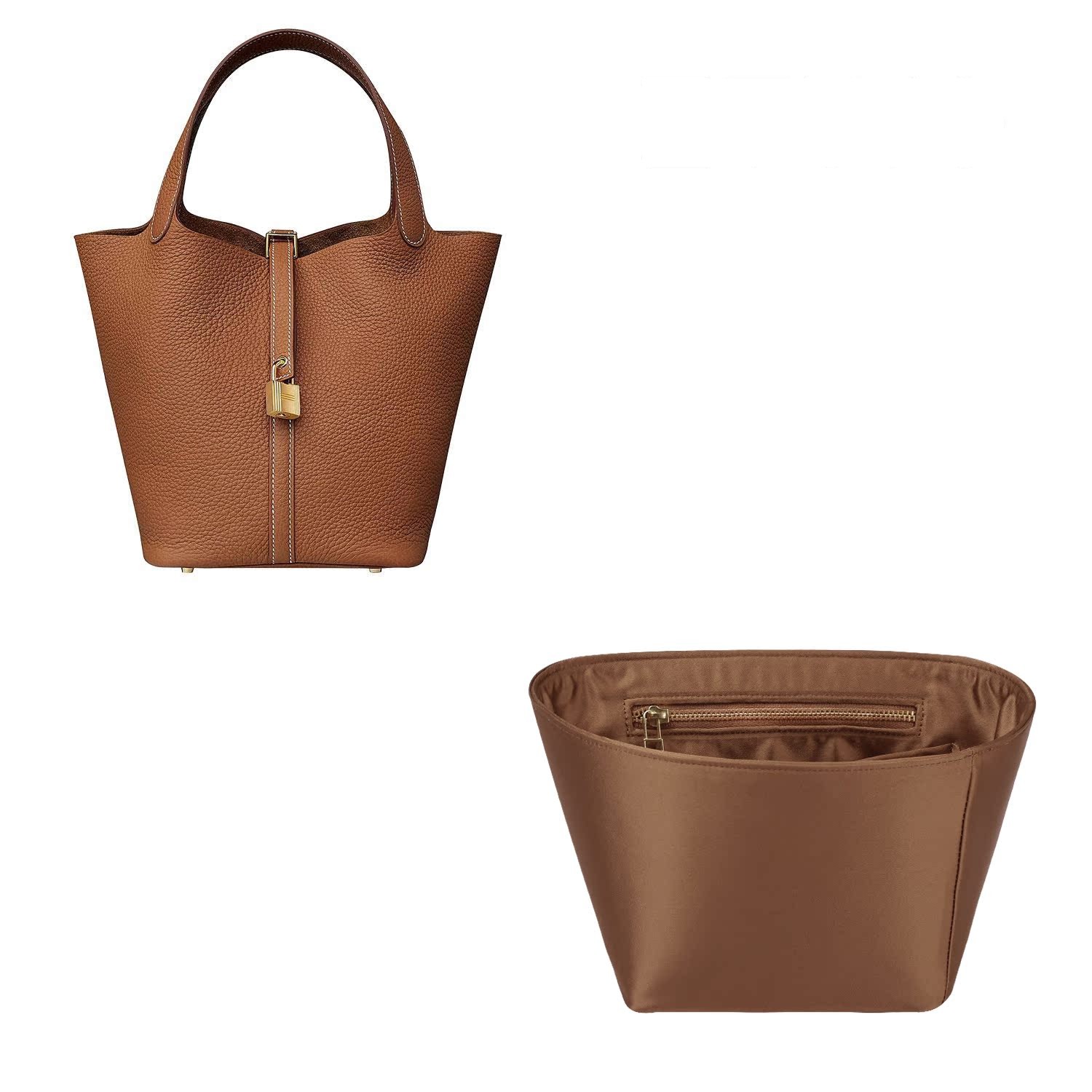 Seiden- & Satin-Taschenorganizer für Hermes Picotin 18 / 22 / 26 product image 12
