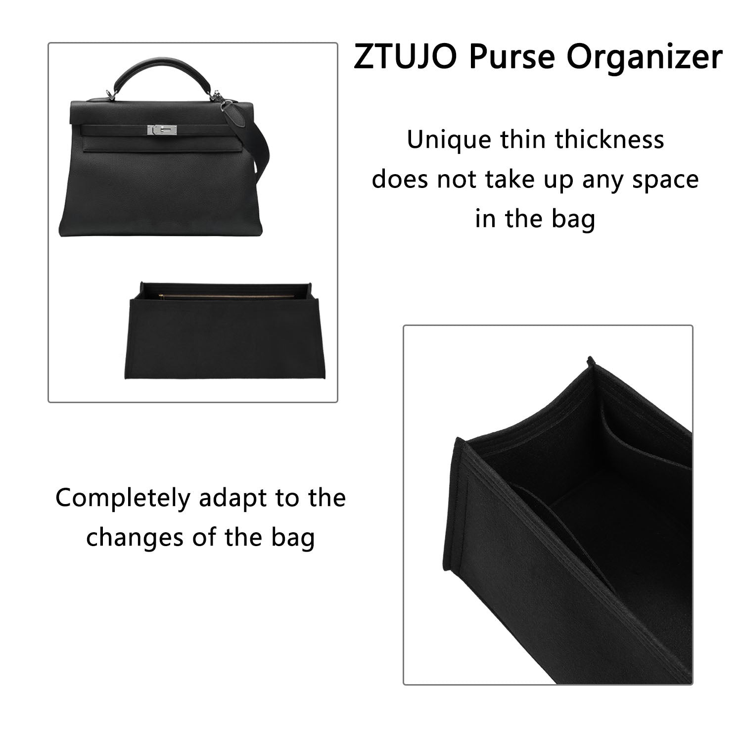 INNERBAG Taschenorganizer für Hermes Maxi Kelly 42 product image 6